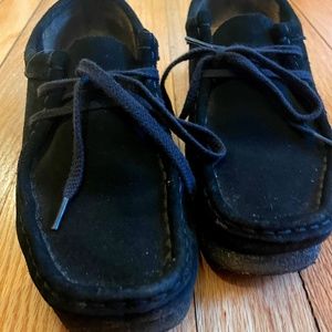 Clarks Black Hush Puppies